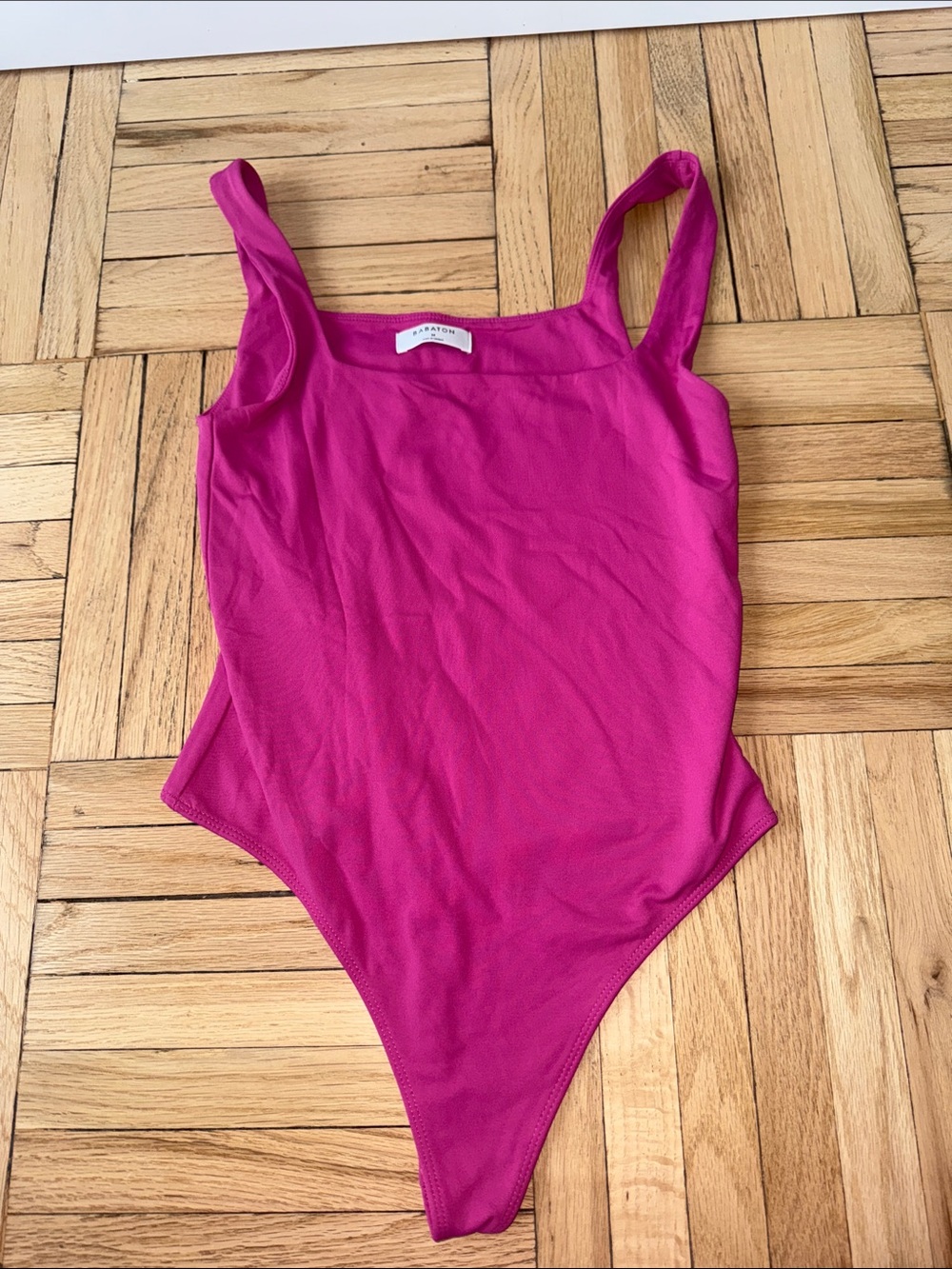 Aritzia Babaton Hot Pink Bodysuit